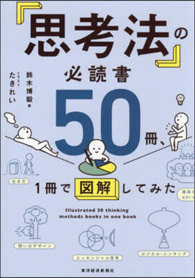 「思考法」の必讀書50冊,1冊で圖解してみた 