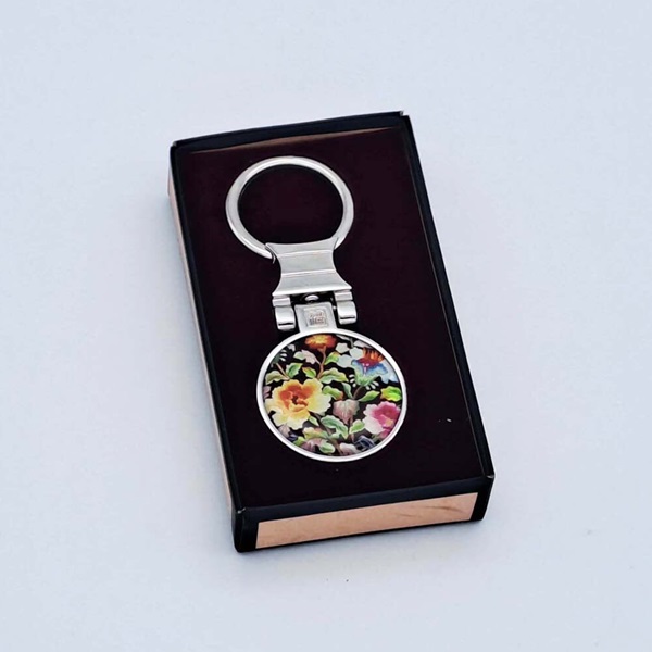한국전통 자개 열쇠고리 풀턴방식 키링 외국인선물 기념품