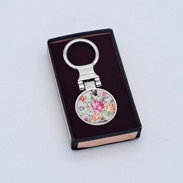 한국전통 자개 열쇠고리 풀턴방식 키링 외국인선물 기념품