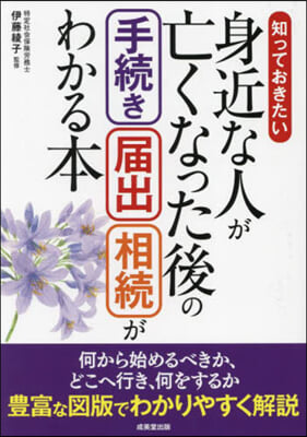 身近な人が亡くなった後の手續き.屆出.相續がわかる本  