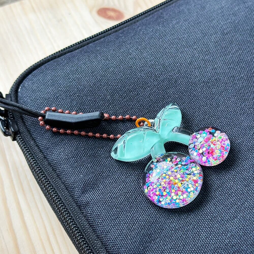 비즈 체리 키링 V.1