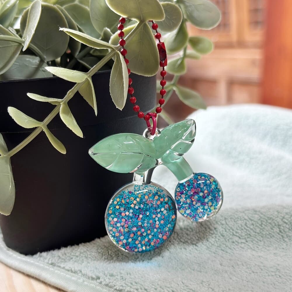 비즈 체리 키링 V.1