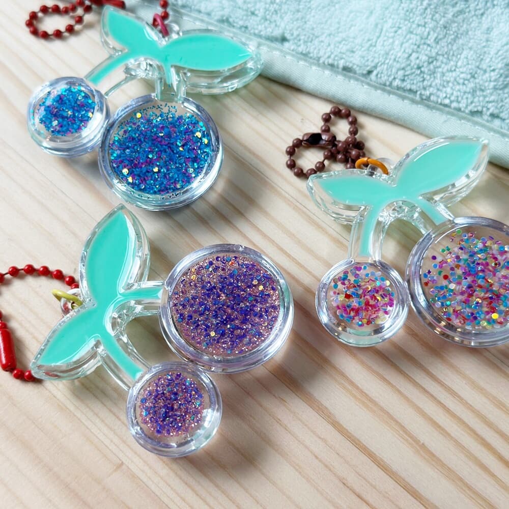 비즈 체리 키링 V.1