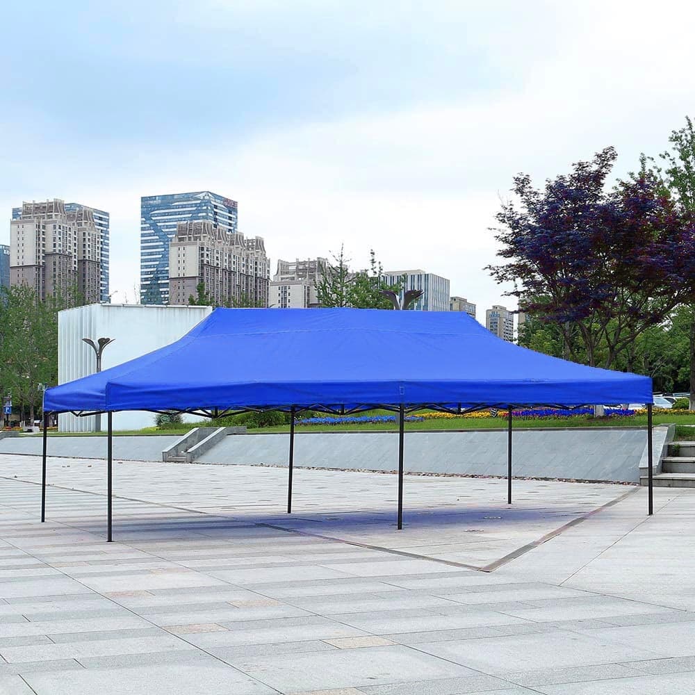 행사용 접이식 캐노피 천막(400x800cm) 블루