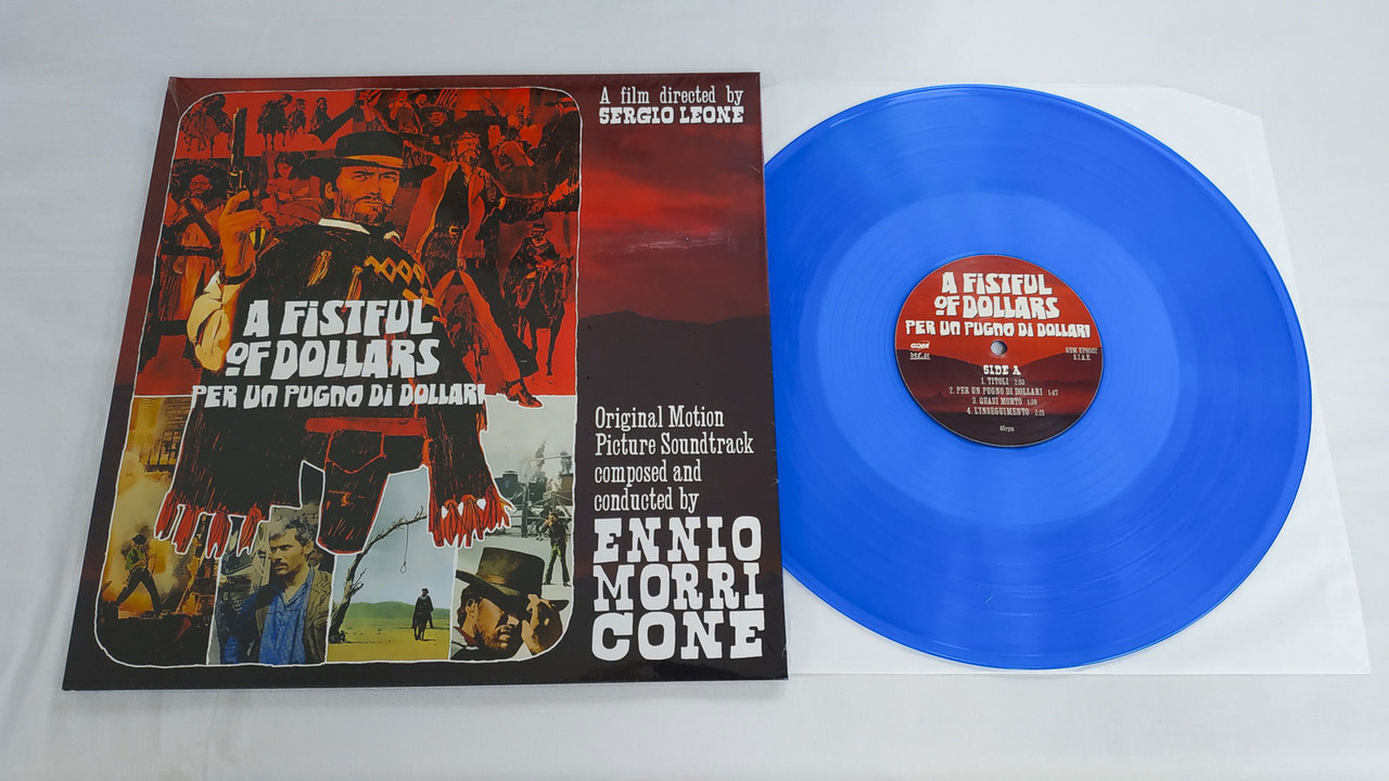 Ennio Morricone - Dollars, Dust & Pistoleros: The Westerns Anthology [투명 블루 컬러 LP]