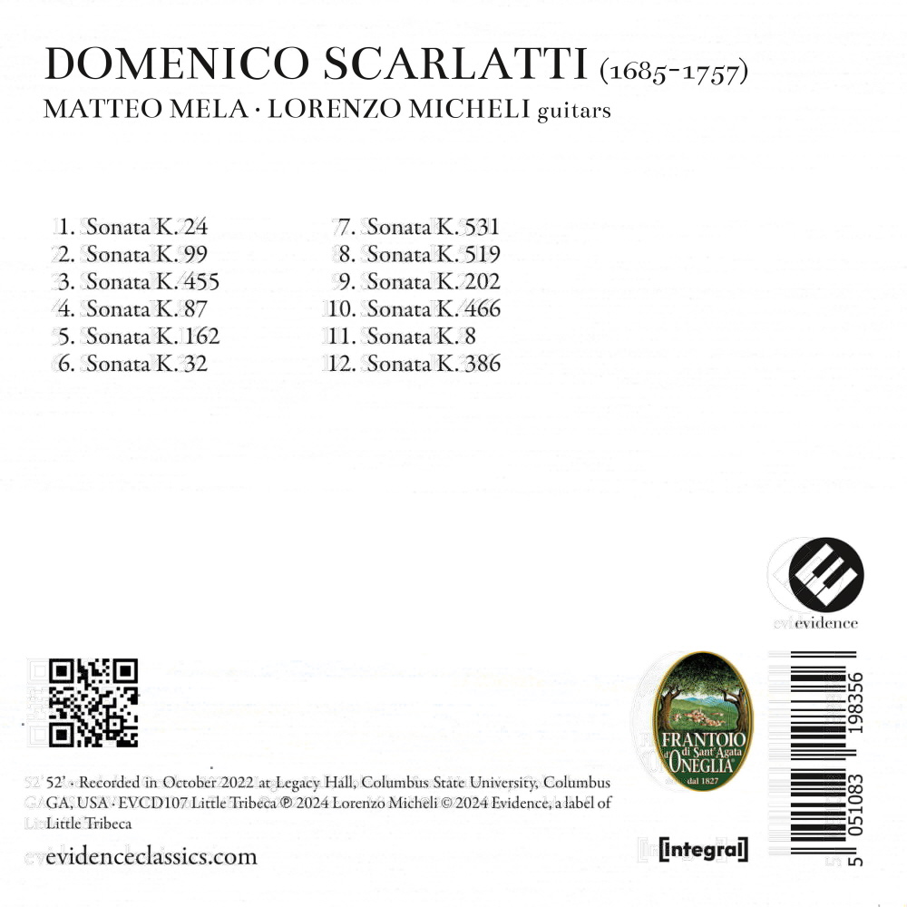 Lorenzo Micheli 도메니코 스카를라티: 12개의 소나타 (Domenico Scarlatti: 12 Sonatas)