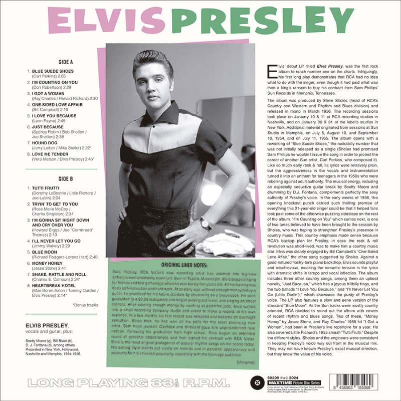 Elvis Presley (엘비스 프레슬리) - Elvis Presley (Debut Album) [픽처디스크 LP] 