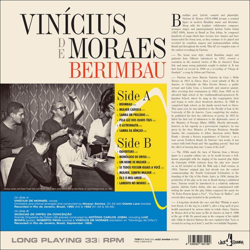 Vinicius de Moraes (비니시우스 지 모라에스) - Berimbau [LP] 