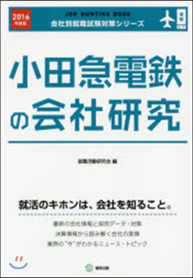 JOB HUNTING BOOK 小田急電鐵の會社硏究 2016年度版