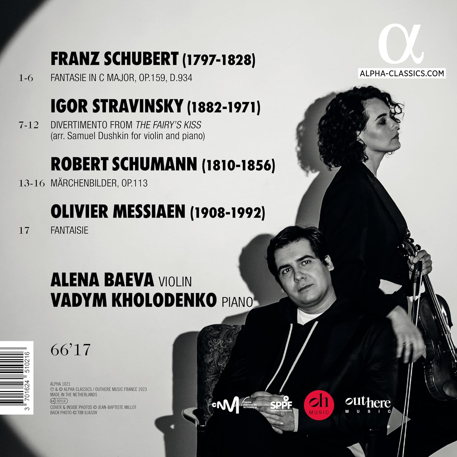 Alena Baeva 슈베르트: 바이올린과 피아노를 위한 환상곡 외 (Fantasy)