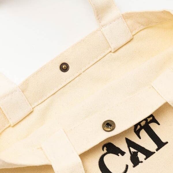[자연과사람] cat & black 미니 캔버스 똑딱이 가방