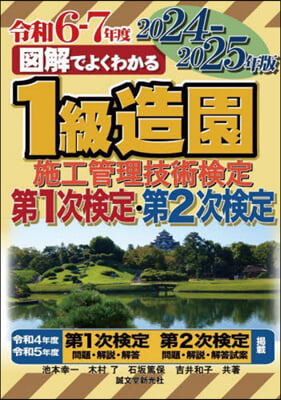 1級造園施工管理技術檢定 第1次檢定.第2次檢定 2024-2025年版  