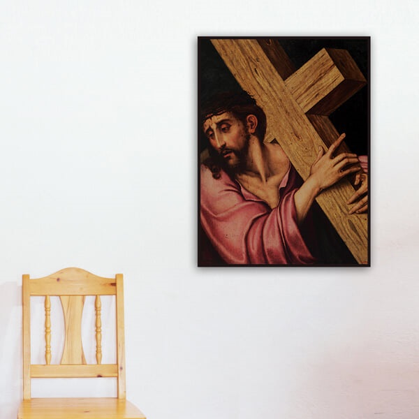 루이스 데 모랄레스 - 십자가를 지고 가시는 그리스도 Christ Carrying the Cross 모던프레임 캔버스액자