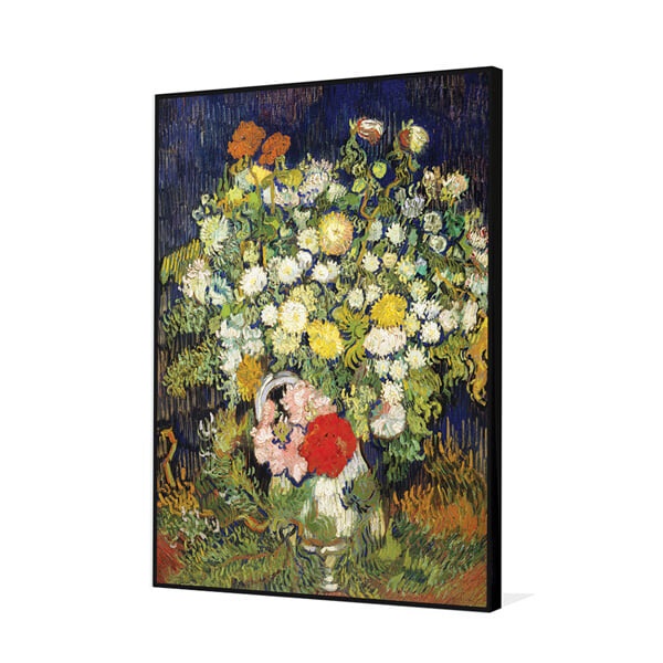 [The Bella] 고흐 - 화병의 꽃다발 Bouquet of Flowers in a Vase 모던프레임 캔버스액자