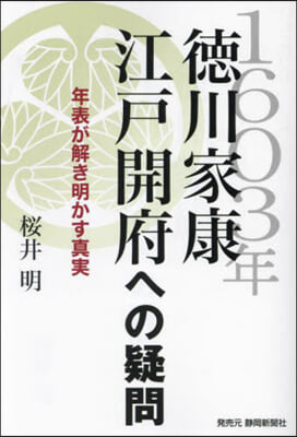 1603年德川家康江戶開府への疑問