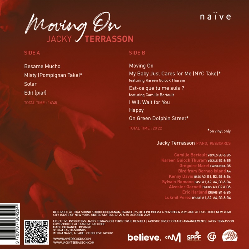 Jacky Terrasson (재키 테라송) - Moving On [LP]