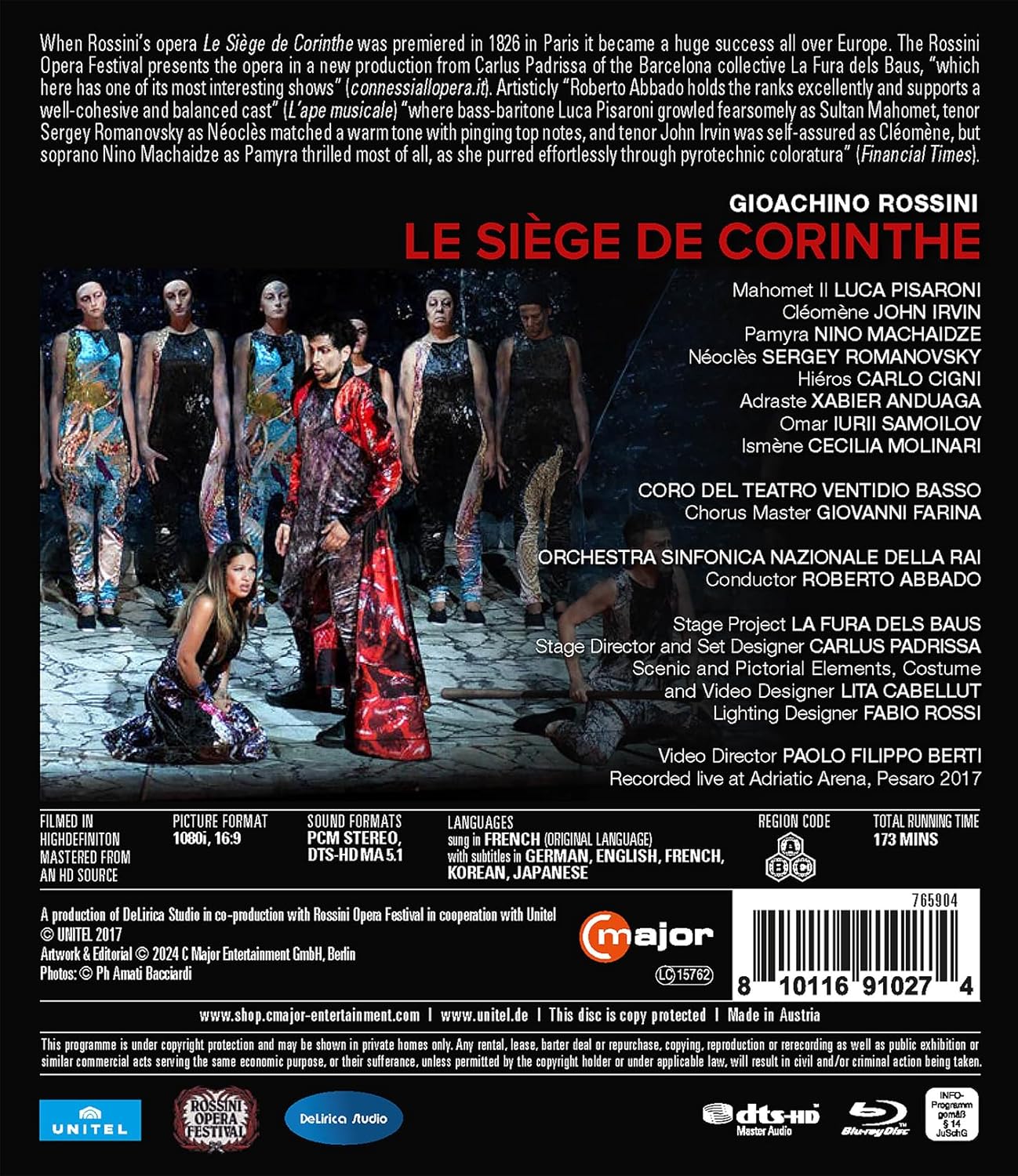 Roberto Abbado 로시니: 오페라 '코린트의 포위' (Rossini: Le Siège de Corinthe)