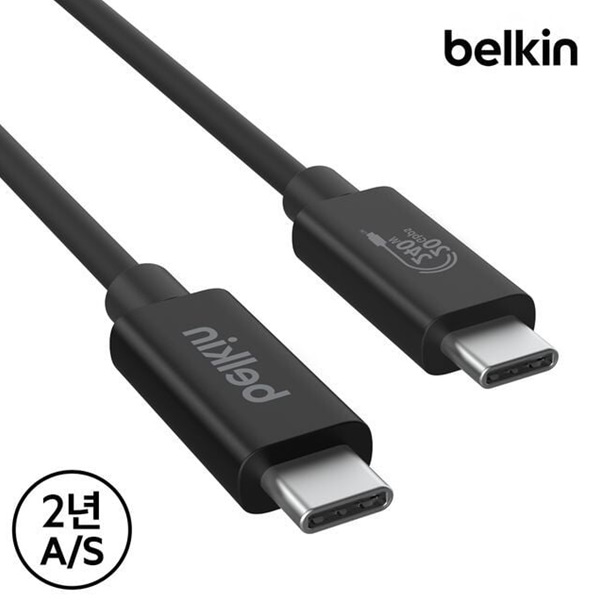 벨킨 240W USB4 C타입 초고속 충전 케이블 20Gbps 2M INZ004bt2M