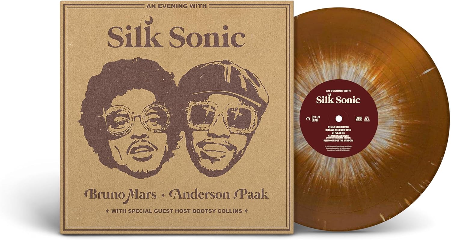 Silk Sonic (Bruno Mars / Anderson .Paak) (실크 소닉) - 1집 An Evening With Silk Sonic [브라운 앤 화이트 컬러 LP]