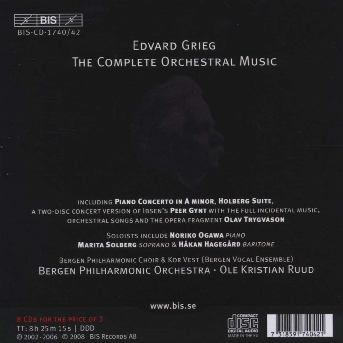 Ole Kristian Ruud 그리그: 관현악 작품 전집 (Grieg: The Orchestral Music)