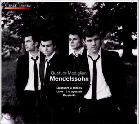 Modigliani Quartet 멘델스존: 현악 사중주 2번, 6번 (Meldelssohn: String Quartet No.2 Op.13, No.6 Op.18)