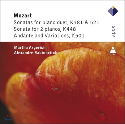 Martha Argerich / Alexandre Rabinovitch 모차르트: 2대의 피아노를 위한 소나타 (Mozart: Sonatas for 2 Pianos K381, 521, 448, 501)