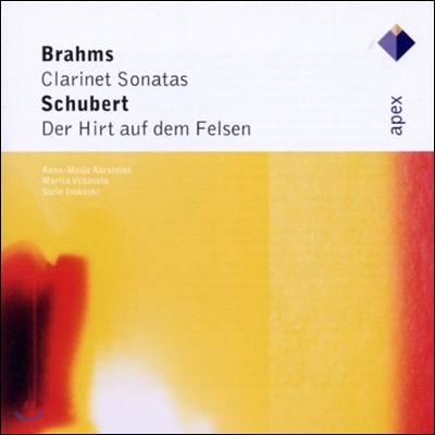 Anna-Maija Korsimaa 브람스: 클라리넷 소나타 / 슈베르트: 바위 위의 목동 (Brahms: Clarinet Sonatas / Schubert: Der Hirt Auf Dem Felson)