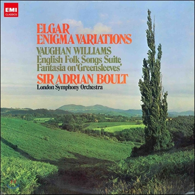 Adrian Boult 엘가: 수수께끼 변주곡 / 본 윌리엄스: 푸른 옷소매 환상곡 (Elga: Enigma Variations / Vaughan Williams: Greensleeves Fantasia)