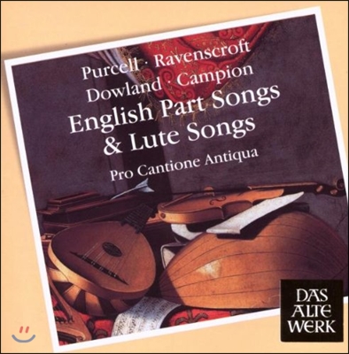 Pro Cantione Antiqua 영국 무반주 합창곡과 류트송 (English Part Songs &amp; Lute Songs)