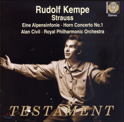 Rudolf Kempe 슈트라우스: 호른 협주곡 1번, 알프스 교향곡 (Strauss: Horn Concerto No.1, Eine Alpensinfonie Op.64)