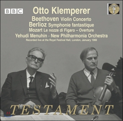 Otto Klemperer 베토벤: 바이올린 협주곡 / 베를리오즈: 환상 교향곡 (Beethoven: Violin Concerto Op.61 / Berlioz: Symphonie Fantastique Op.14)