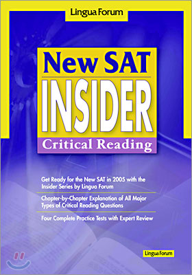 New SAT INSIDER: Critical Reading