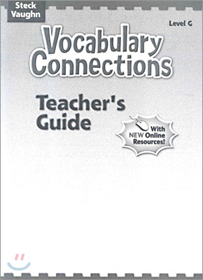 Vocabulary Connections Level G : Teacher&#39;s Guide