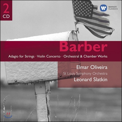Leonard Slatkin 바버: 관현악 및 실내악 작품집 (Samuel Barber: Adagio for Strings, Chamber &amp; Orchestral Works) 레너드 슬래킨