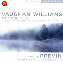 Vaughan Williams : The 9 SymphonyㆍConcerto AccademicoㆍThe WaspsㆍOverture : Previn