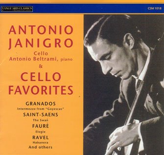 Antonio Janigro - Cello Favorites