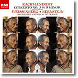 Rachmaninov : Piano Concerto No.3 : Weissenberg & Bernstein