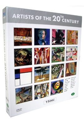 20세기를 빛낸 15인의 미술계 거장들 15Disc DVD 패키지