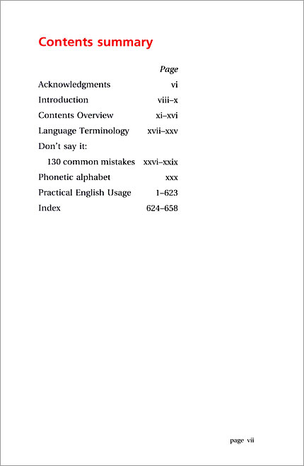 Practical English Usage, Fully Revised