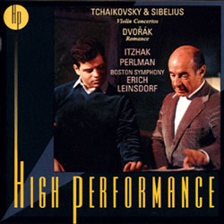 Tchaikovsky & Sibelius : Violin Concerto / Dvorak : Romance : PerlmanㆍBoston SymphonyㆍLeinsdorf