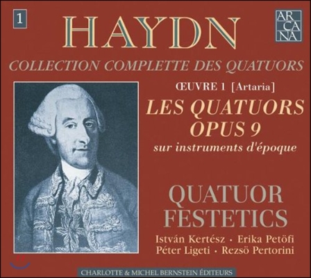 Quatuor Festetics 하이든: 현악 사중주 시리즈 1집 (Haydn: Quatuors Op.9)