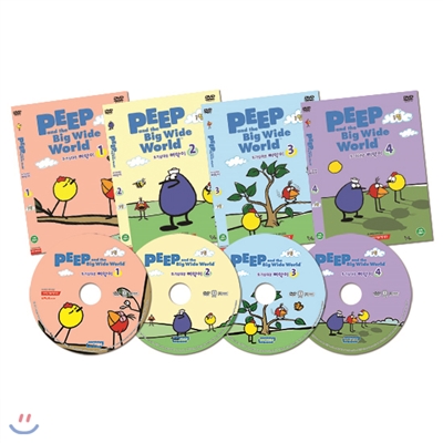 [DVD] Peep and the Big Wide World 호기심 대장 삐악이 1집 4종세트