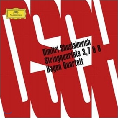 Hagen Quartett 쇼스타코비치: 현악 사중주 3, 7, 8번 (Shostakovich: String Quartets) 하겐 사중주단