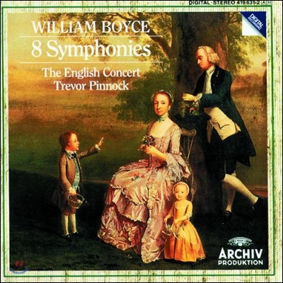 Trevor Pinnock 보이스: 8개의 교향곡 (Boyce: 8 Symphonies)