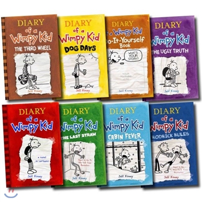 Diary of a Wimpy Kid Book #1-8 Set