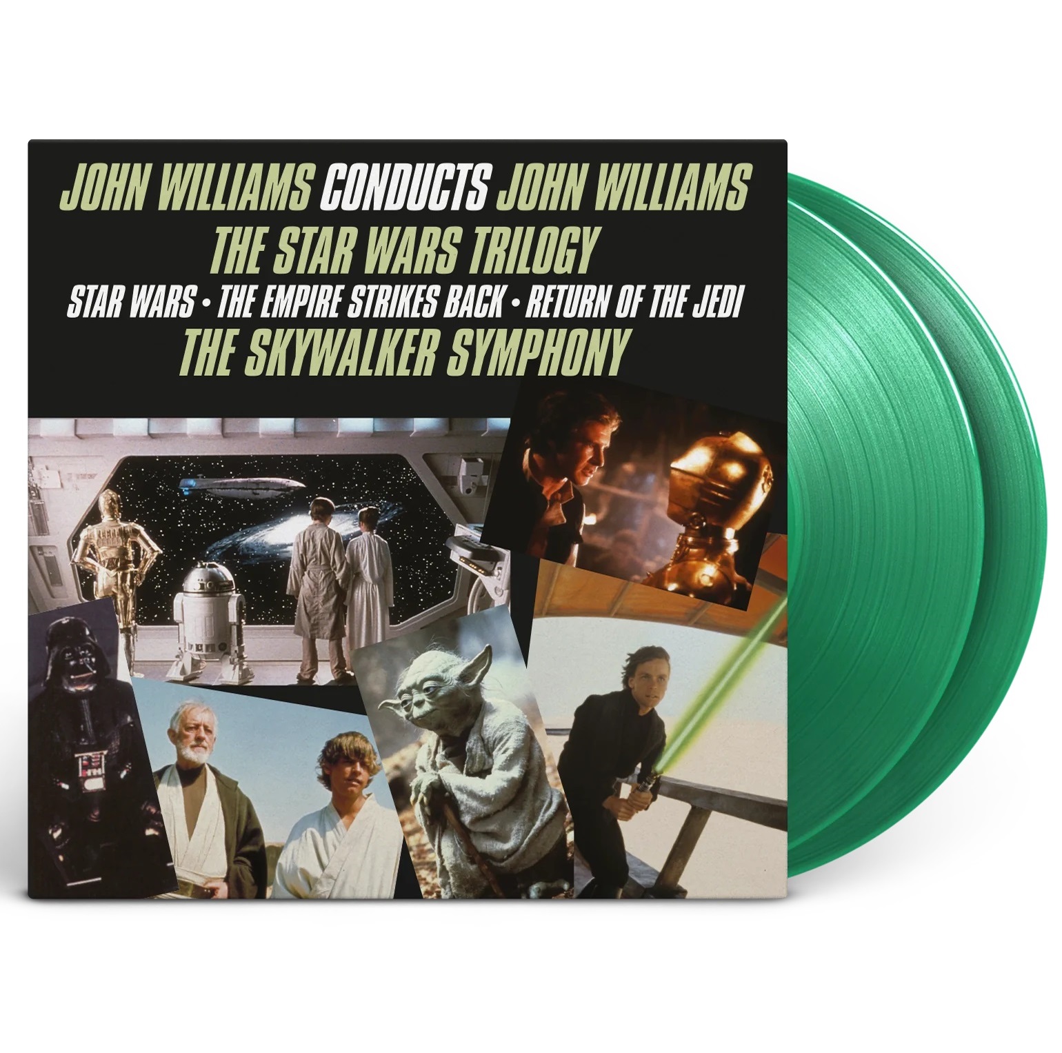 스타워즈 3부작 영화음악 (John Williams Conducts John Williams - The Star Wars Trilogy) [그린 컬러 2LP]