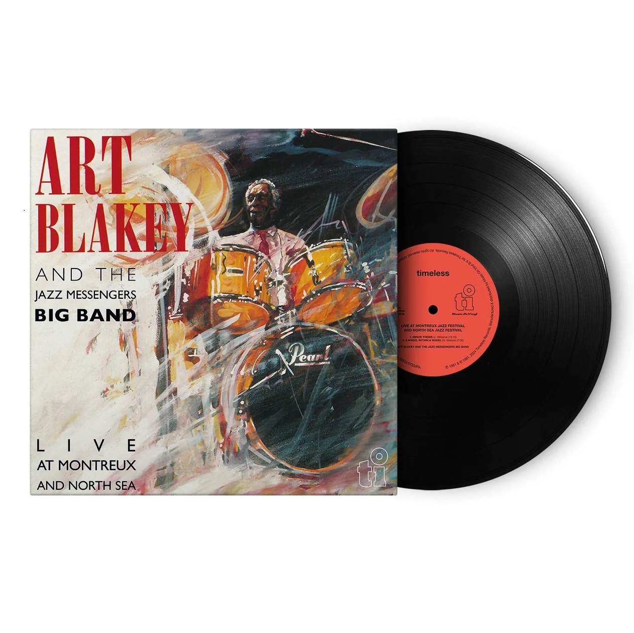Art Blakey & The Jazz Messengers Big Band (아트 블레이키 앤 더 재즈 메신저스 빅 밴드) - Live At Montreaux And North Sea [LP]