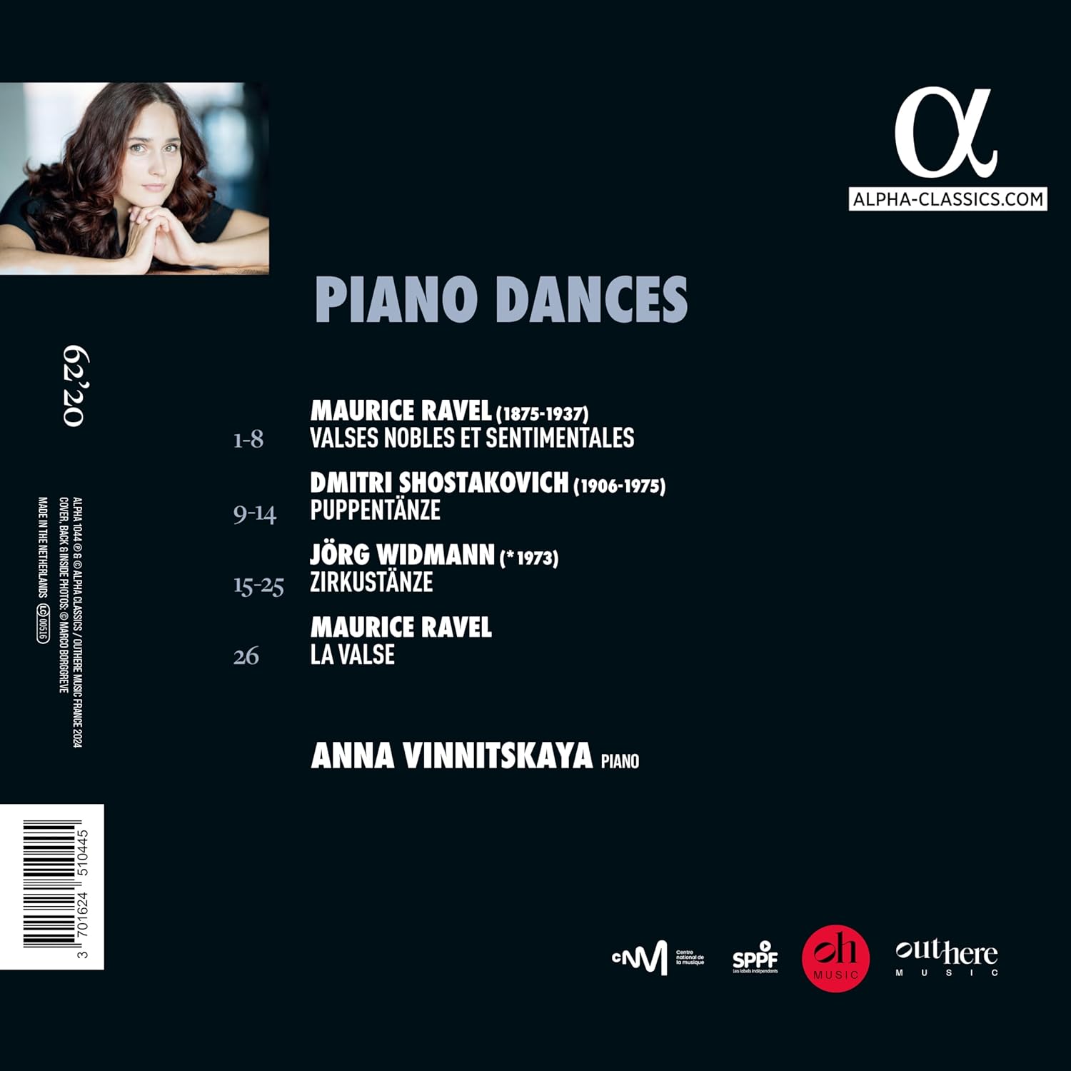 Anna Vinnitskaya 피아노 무곡 - 라벨, 쇼스타코비치, 비트만 (Piano Dances)