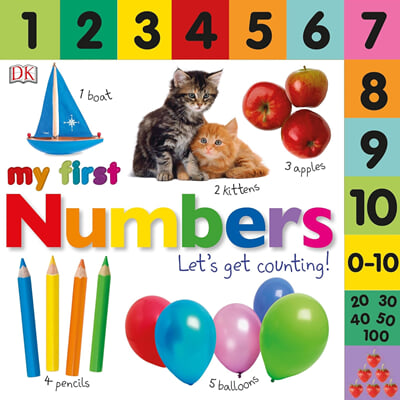 Tabbed Board Books: My First Numbers: Let's Get Counting!