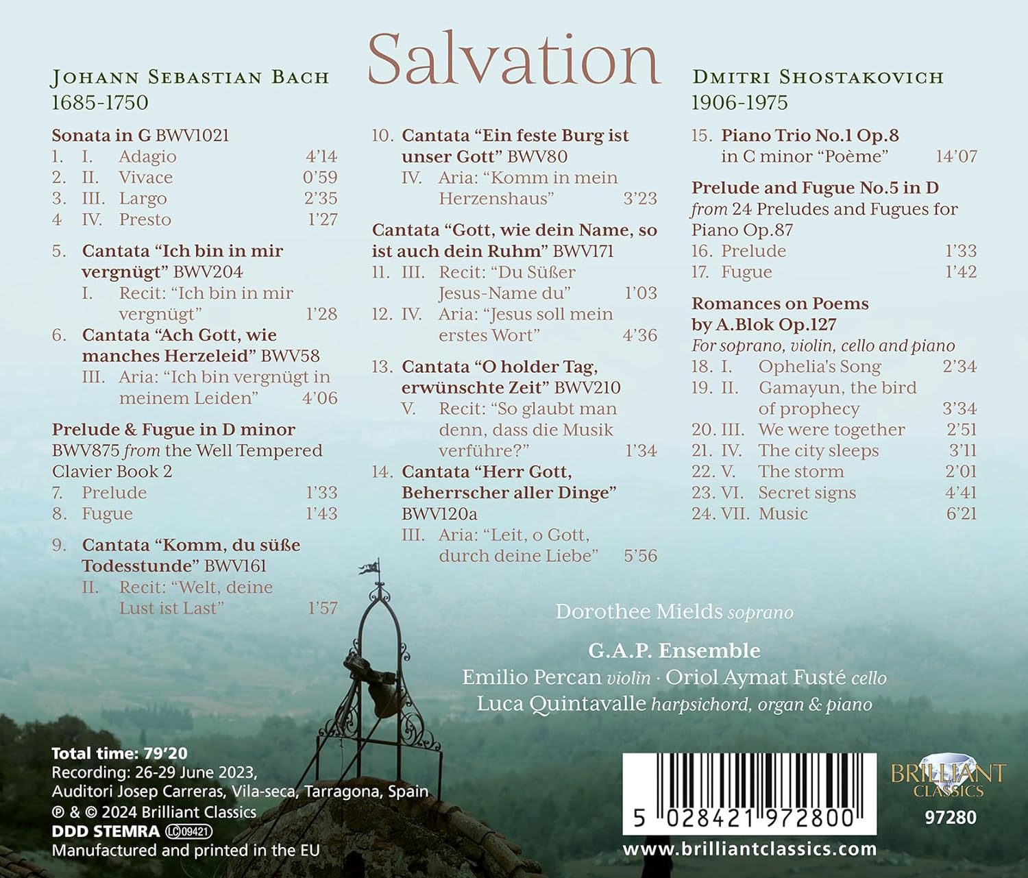 Dorothee Mields  ‘구원’ - 바흐와 쇼스타코비치의 작품들 (Bach/Shostakovich: Salvation)